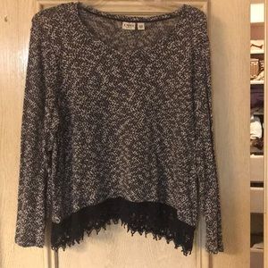 very thin light weight sweater, great with jeans